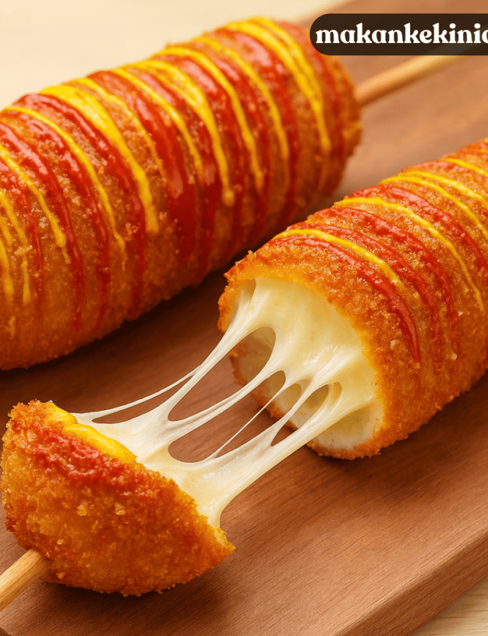 Corn Dog Korea Mozzarella Lagi Naik Daun 2025
