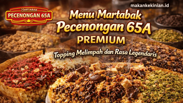 Menu Martabak Pecenongan 65A Premium, Topping Melimpah dan Rasa Legendaris